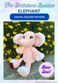 Birthstone Elephant Crochet Pattern