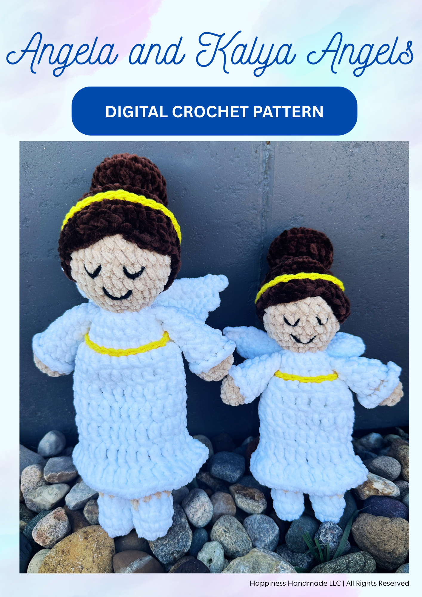 Angela and Kayla Angel Crochet Pattern Bundle