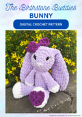 Birthstone Bunny Crochet Pattern