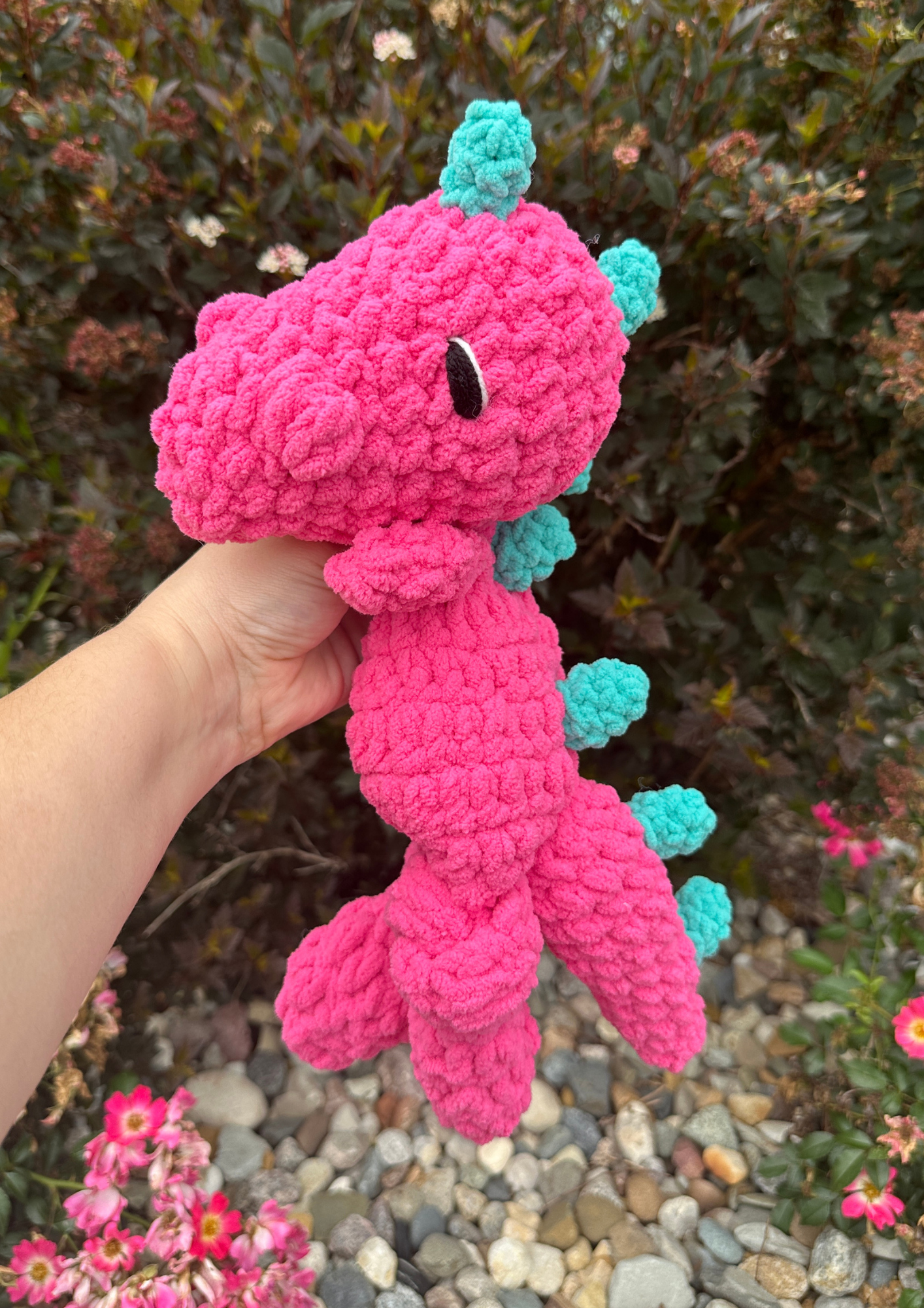 Dinosaur Lovey CHOOSE YOUR COLORS - Made to Order