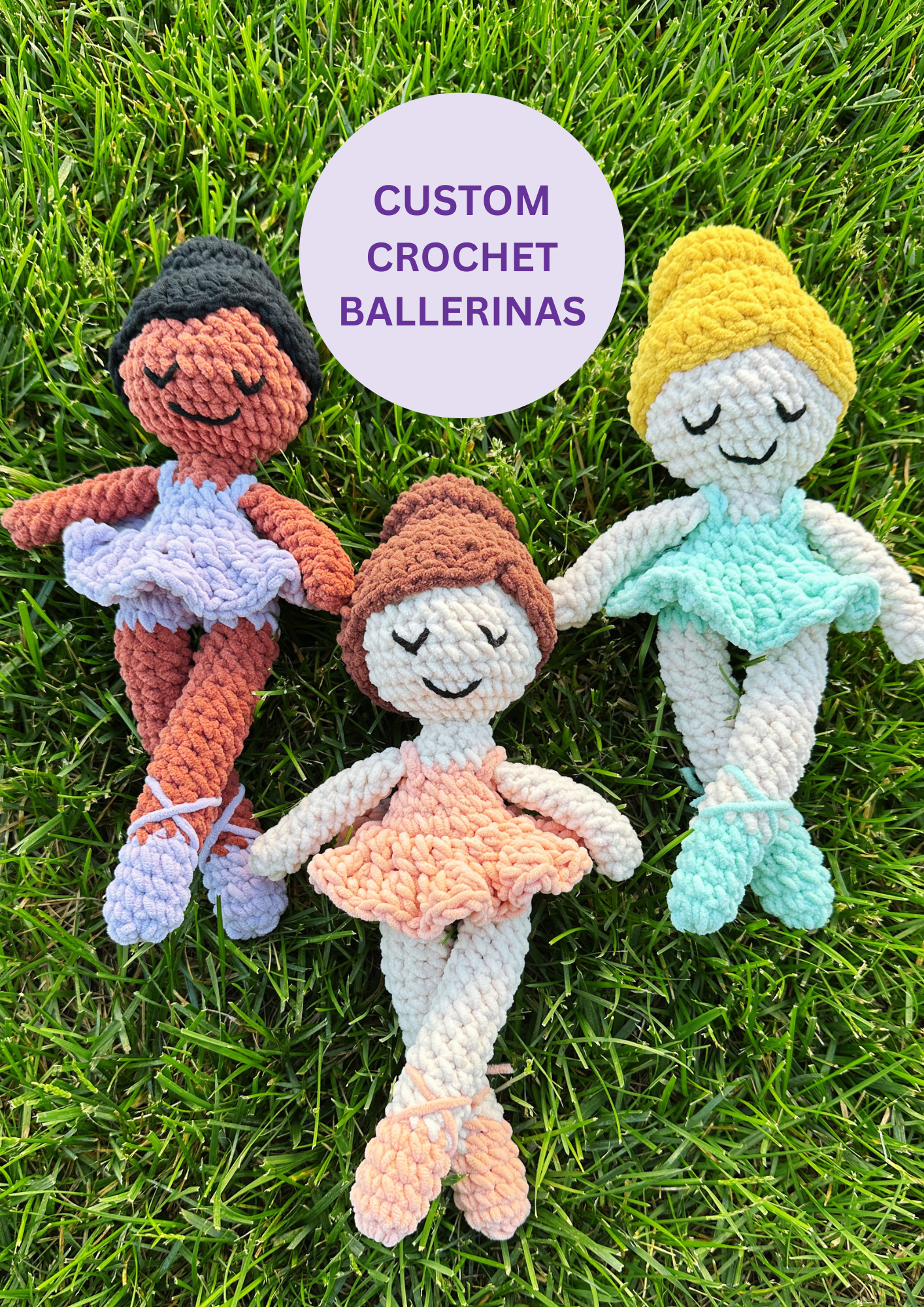 Custom Crochet Ballerina