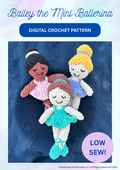 Bailey the Mini Ballerina Crochet Pattern