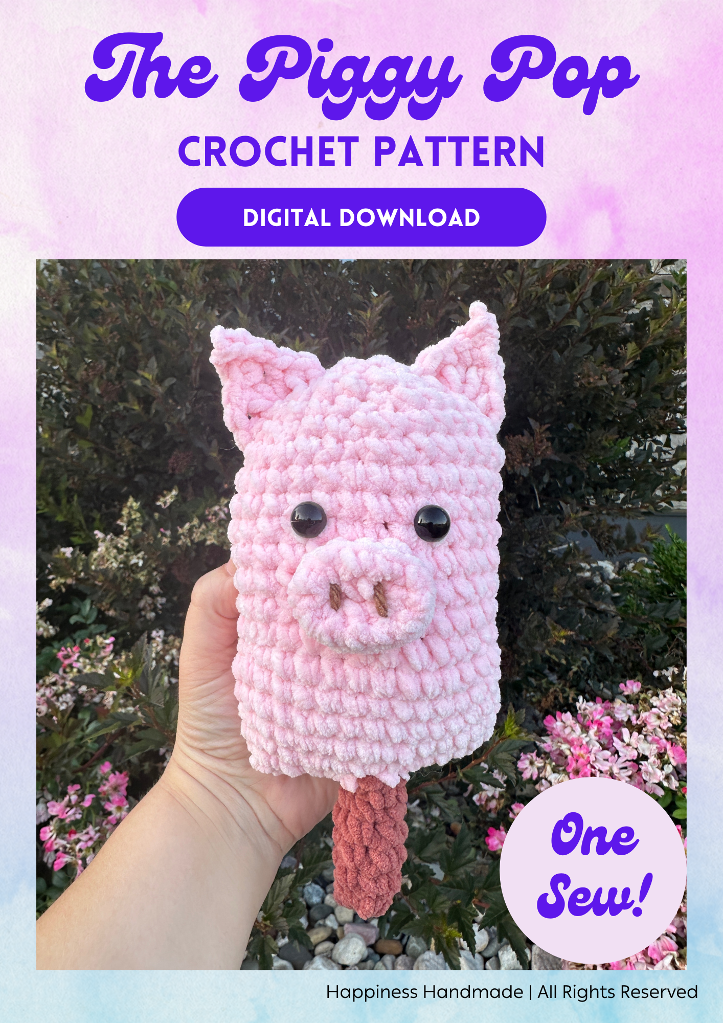 The Piggy Pop Crochet Pattern